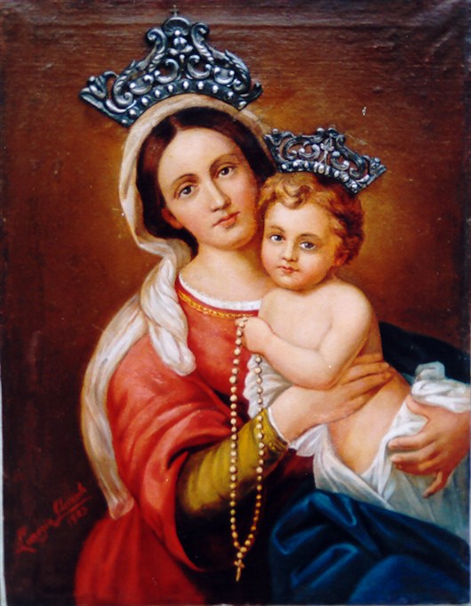Risultati immagini per immagini madonna del rosario